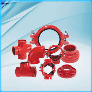 FM/UL Approved Ductile Iron Grooved Equal Cross