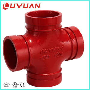 Grooved Pipe Fitting and Equal Cross with FM Approval