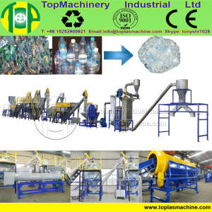 Hot Sale Pet Recycling Machine for Pet Bottles with Hot Wash